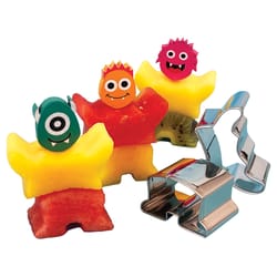 Kikkerland Multicolored Wood/Metal Monster Fruit Picks