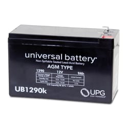 Universal Power Group UB1290k Sealed Lead-Acid 12 V 9 mAh Replacement Battery 1 pk