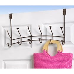 Spectrum 20.5 in. L Bronze Steel Hook Rack 1 pk