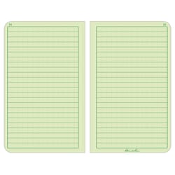 Rite in the Rain 4.75 in. W X 7.5 in. L Sewn Bound Green All-Weather Notebook