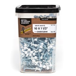 Big Timber Woodbinder No. 10 Sizes X 1-1/2 in. L Hex Hex Washer Head Sheet Metal Screws 5 lb 500 pk