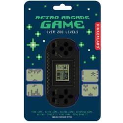 Kikkerland Gioco Retro Arcade Game Black 1 pc