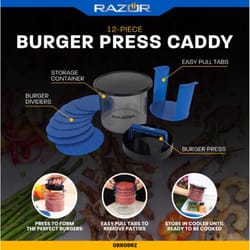 Razor Plastic Burger Press 12 pc
