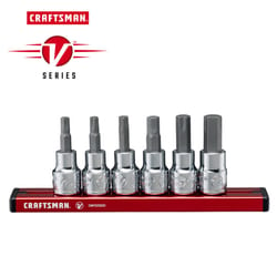 Craftsman V-Series X-Tract Technology 3/8 in. drive Metric Hex Bit Socket Set 6 pc