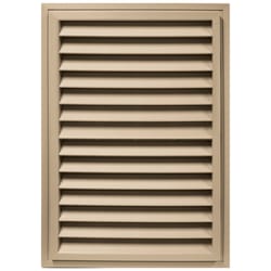 Builders Edge 20 in. W X 30 in. L Tan Copolymer Gable Vent