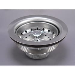 Keeney 3 1/2 in. Chrome Stainless Steel Sink Strainer