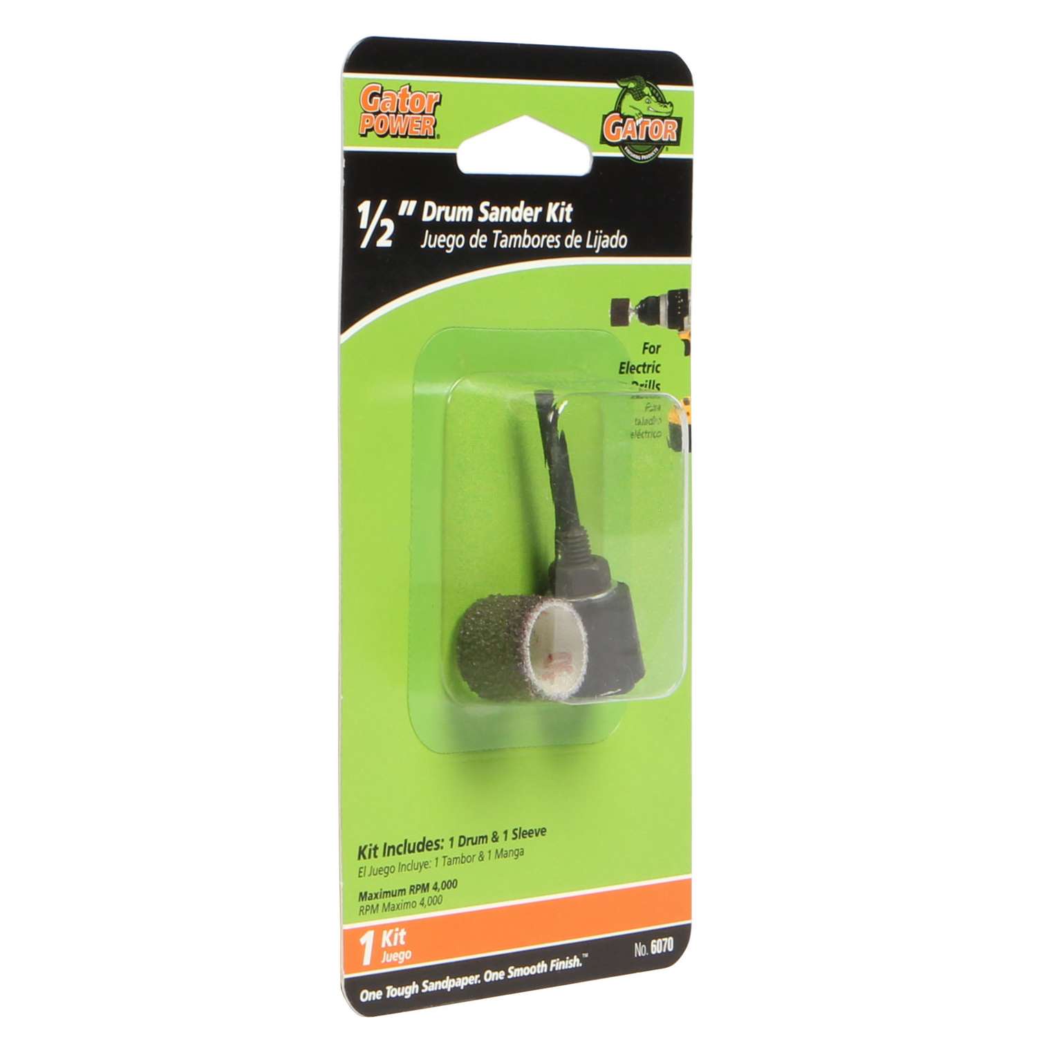 Gator 0.5 in. D X 1/2 in. L Aluminum Oxide Drum Sander Kit 50 Grit Coarse 1 pc Ace Hardware