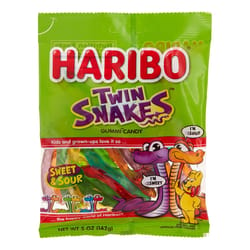 Haribo Twin Snakes Sweet/Sour Gummi Candy 5 oz