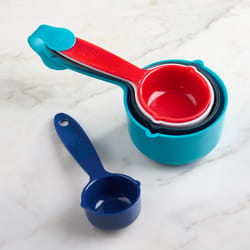 Trudeau Plastic Assorted Measuring Cup Set