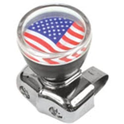 Custom Accessories Multicolored USA Flag Steering Wheel Spinner For Universal 1 pk