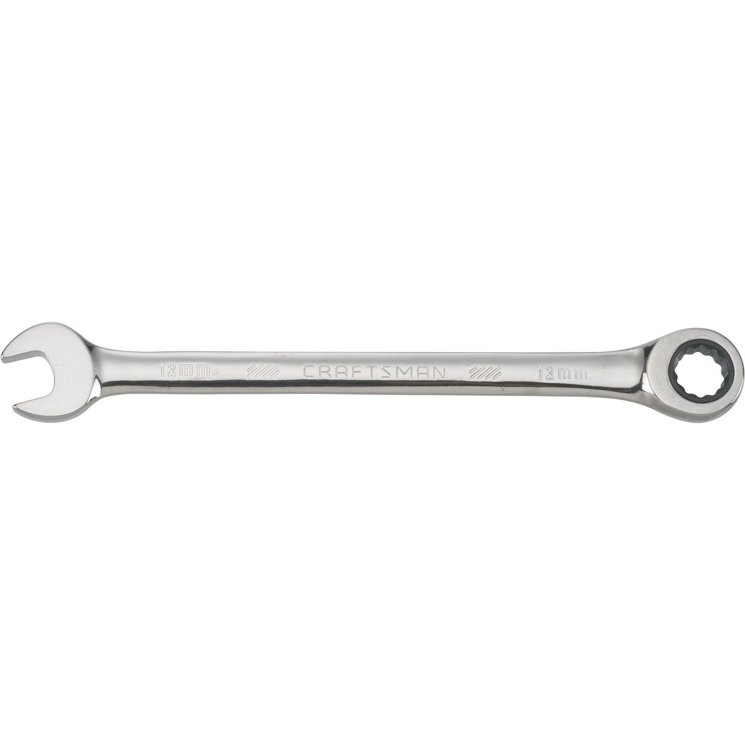 Craftsman 13mm 12-Point Metric Ratcheting Wrench, 6.5 in. Length Craftsman 13mm 12-Point Metric Ratcheting Wrench, 6.5 in. Length