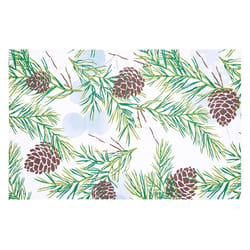 Modern Mat 20 in. W X 32 in. L Multicolored Jayten Pinecones Polyester Door Mat