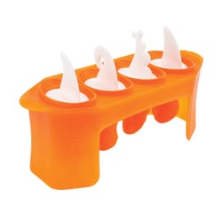 Tovolo Orange/White Silicone Pop Mold 2.64 oz