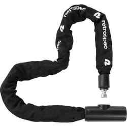 Retrospec Steel Chain Bike Lock Black