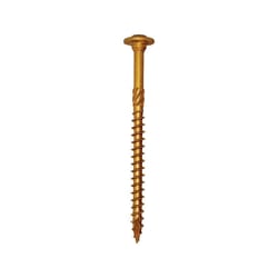 GRK Fasteners No. 20 in. X 4 in. L Star Washer Head W-Cut Structural Screws