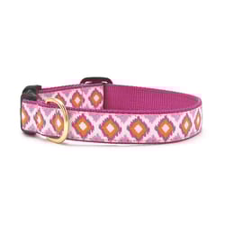 Up Country Pink Crush Nylon Dog Collar Medium