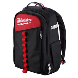 Milwaukee 11.8 in. W Ballistic Backpack 22 pocket Black/Red 1 pc
