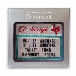 El Arroyo Multi-Colored 90% Of Marriage Is Just Shouting What From Different Rooms Ornament