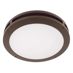 Feit LED 2 in. H X 13 in. W X 13 in. L Brushed Bronze Bronze Ceiling Light