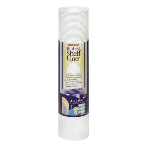 Con-Tact 20 In. x 4 Ft. Premium Clear Ribbed Non-Adhesive Shelf Liner