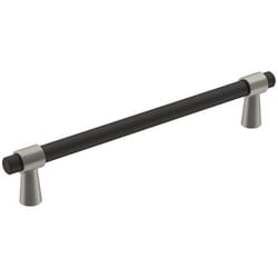 Amerock Mergence Contemporary Rectangle Cabinet Pull 6-5/16 in. Matte Black 1 pk