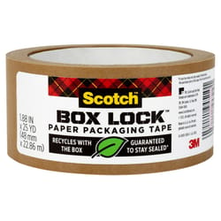 Scotch Box Lock 1.88 in. W X 25 yd L Paper Tape