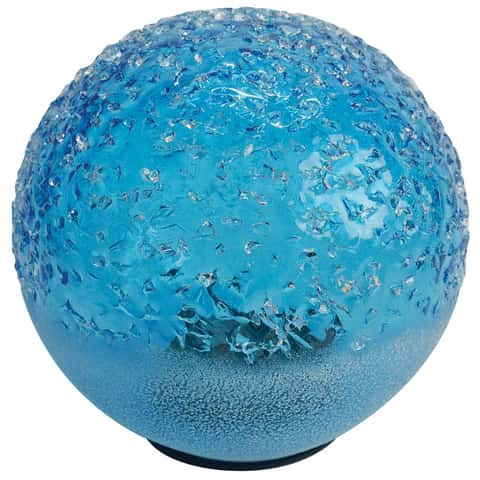 5 Blue Glass Buoy Float w/ LED Light : : Sports & Outdoors