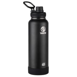 Takeya Actives 40 oz Onyx BPA Free Double Wall Insulated Water Bottle