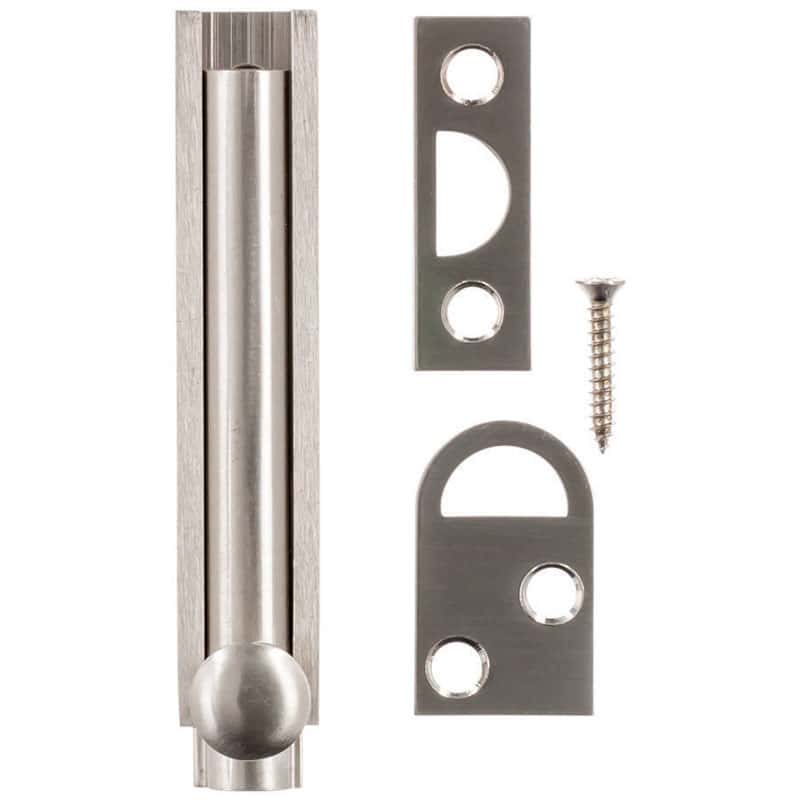 Ace Nickel Brass Surface Bolt Ace Hardware