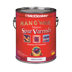 McCloskey Man O' War Gloss Clear Water-Based Marine Spar Varnish 1 gal