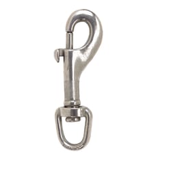 Campbell 1/2 in. D X 3-5/16 in. L Polished Stainless Steel Round Swivel Eye Bolt Snap 170 lb