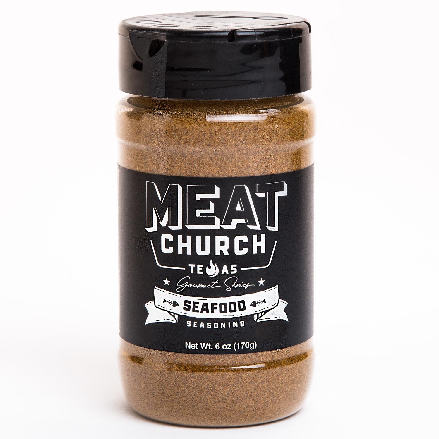 Meat Church Gourmet Series Seafood Seasoning 6 oz. Bottle