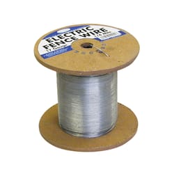 MAT 5.71 in. H X 1320 ft. L Steel Electric Wire Silver