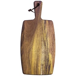 Totally Bamboo Rock and Branch 15.5 in. L X 7.38 in. W X 0.63 in. Acacia Wood Serving & Cutting Boar