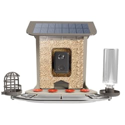 Feit Bird Genius A.I. Wild Bird 2.5 L Plastic Solar Camera Smart-Enabled Bird Feeder 1 ports