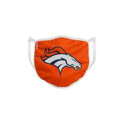 FOCO Household Multi-Purpose Denver Broncos Face Mask Multicolored 1 pk