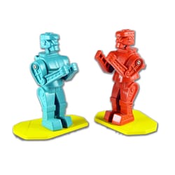 Super Impulse World's Smallest Rock Em Sock Em Robots Red and Blue 2 pc