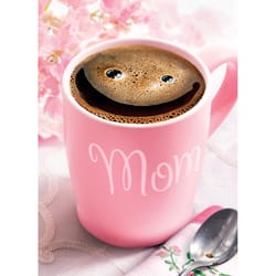 Avanti Seasonal Mom Smiley Cup Mother's Day Card Paper 2 pc