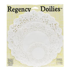 Regency Doilies White Paper Assorted Size Doilies