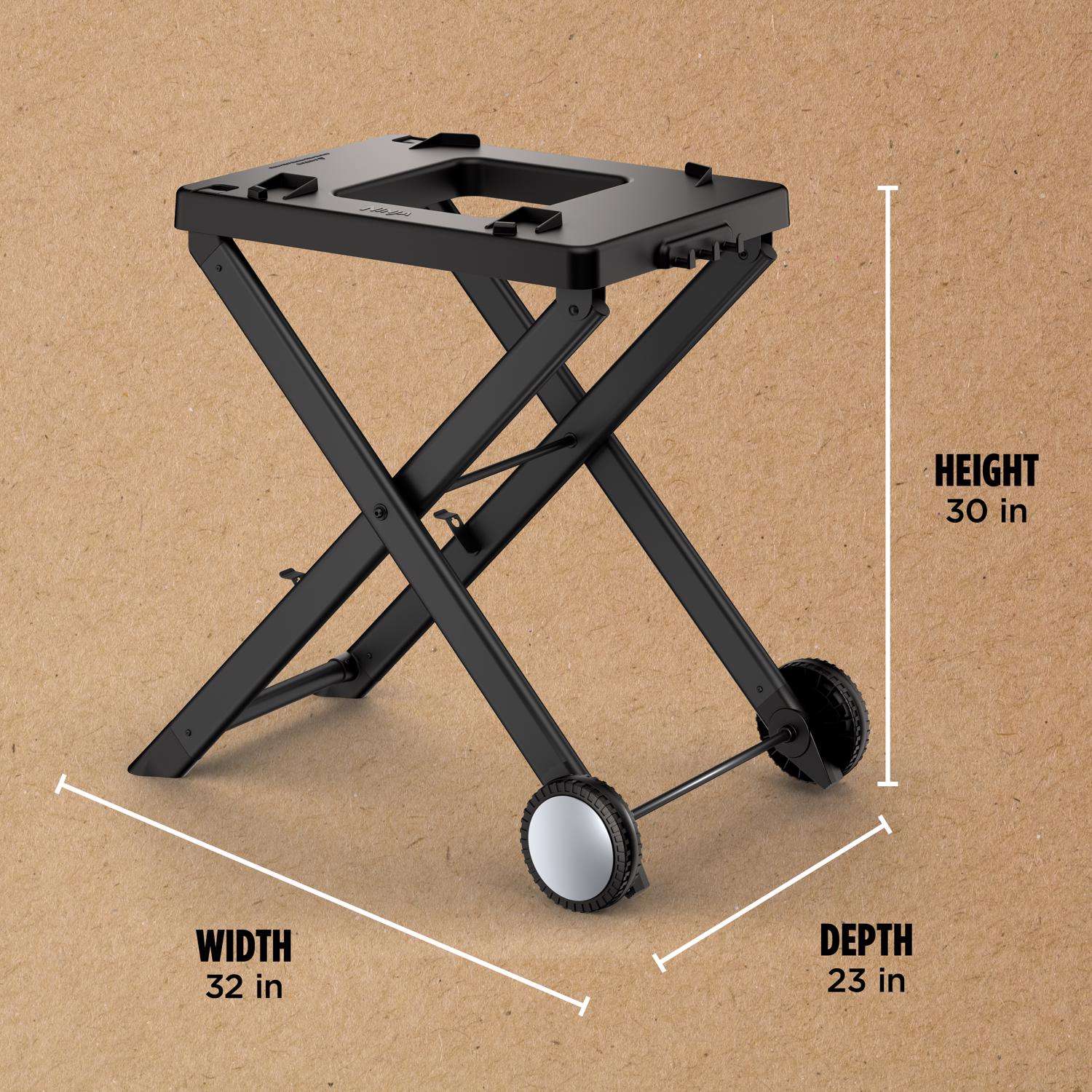 Ninja OG701 Woodfire Outdoor Grill and Smoker (Renewed) With Custom Ninja  Outdoor Stand for Ninja Woodfire Outdoor Grills and Appliances 