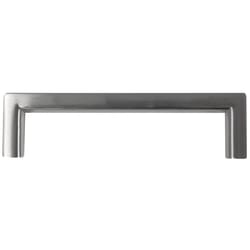 Laurey Cosmopolitan Square Cabinet Pull 3-3/4 in. Satin Nickel Silver 6 pk