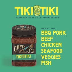 Chef J's BBQ Provisions Tiki Tiki BBQ Rub 8 oz
