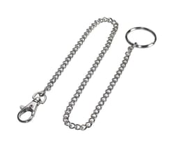 HILLMAN Metal Silver Belt Hooks/Pocket Chains Key Chain