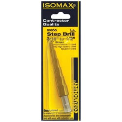 Eazypower Isomax 3/16 in. M2 Steel Step Drill Bit 1 pc