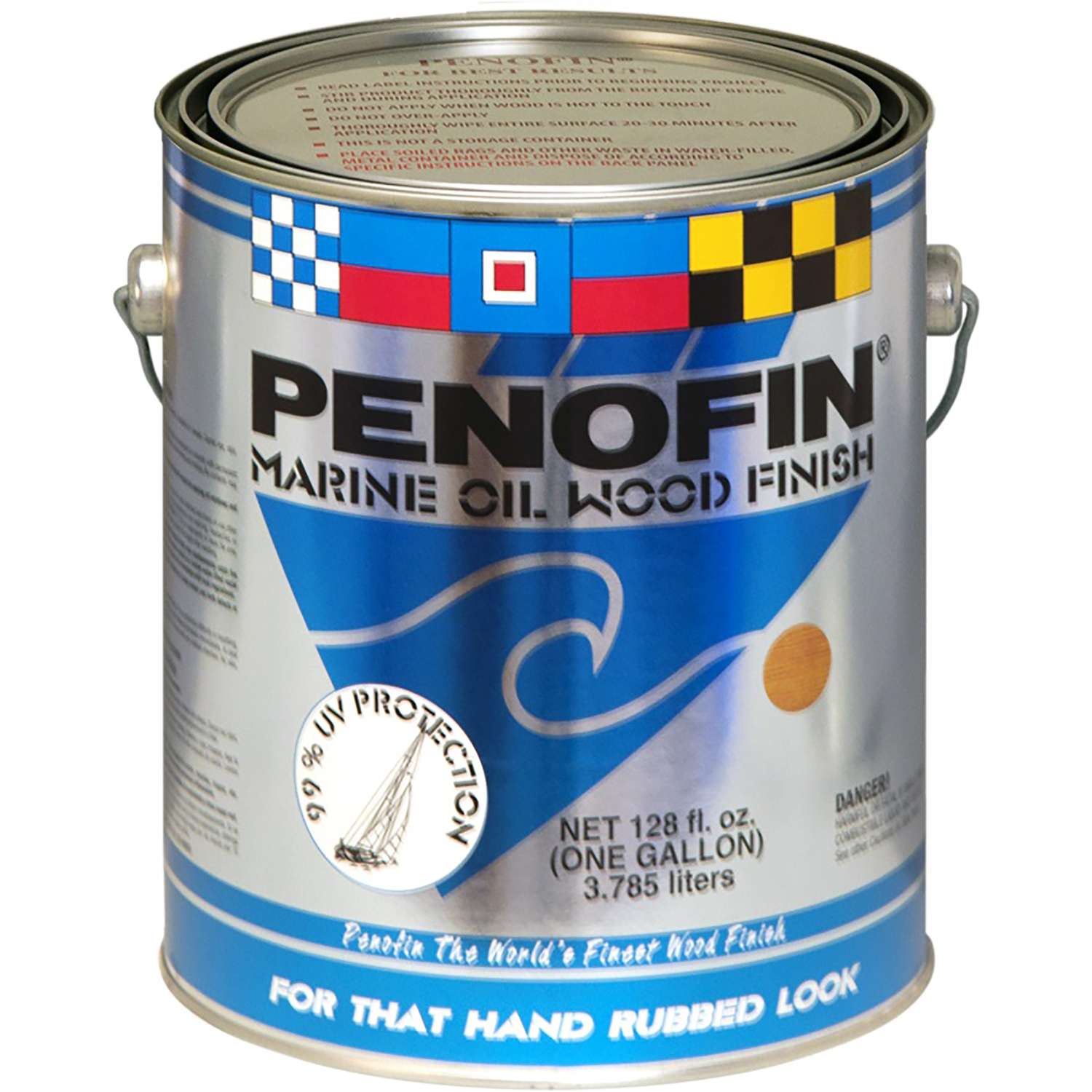 Penofin Marine Oil Transparent Hardwood OilBased Wood Finish 1 gal