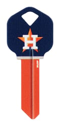 Hillman Houston Astros Painted Key House/Office Universal Key Blank Single