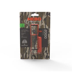 NEBO Torchy 2000 lm Mossy Oak LED Rechargeable Flashlight 18650 Battery