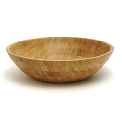 Lipper International 14 oz Bamboo Bamboo Salad Bowl 14 in. D 1 pk