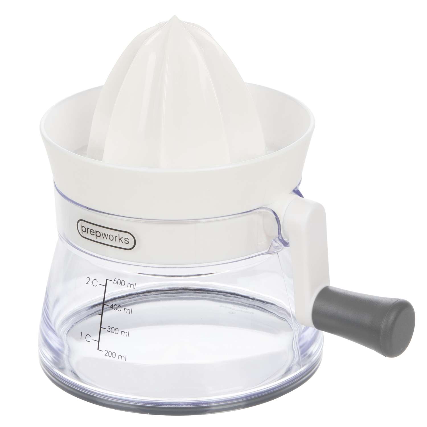 Progressive Prepworks Clear/White ABS Plastic Juicer 2 cups Ace Hardware