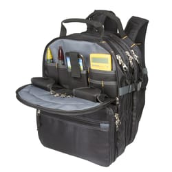 CLC 9 in. W X 17.5 in. H Ballistic Polyester Backpack Tool Bag 75 pocket Black 1 pc